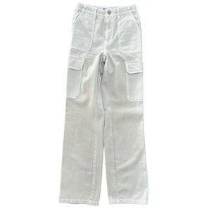 Zara Cream Cotton Pants - Size 0